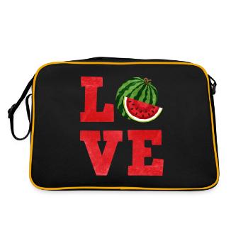 Pastèque - Sac Retro - noir/or - Dos