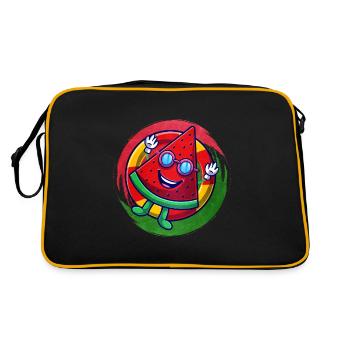 Pastèque - Sac Retro - noir/or - Dos