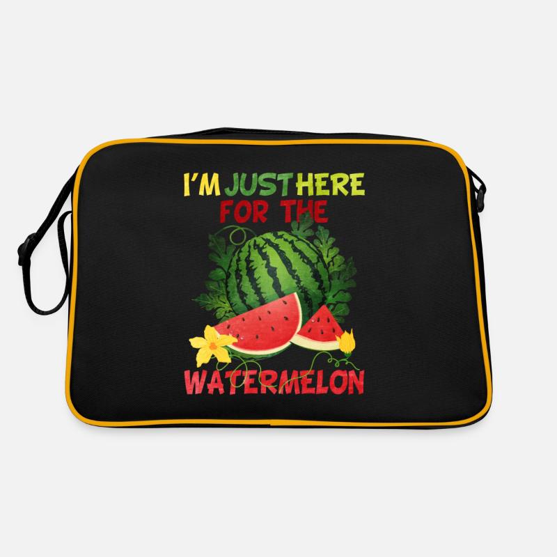 Wassermelone Retro Tasche