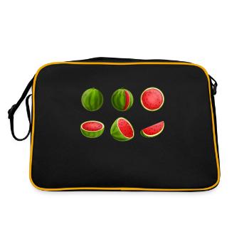 Pastèque - Sac Retro - noir/or - Dos