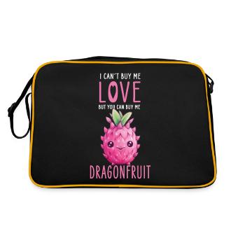 Dragonfruit Kawaii - Retro Bag - black/gold - Back