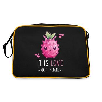 Fruit du dragon Kawaii - Sac Retro - noir/or - Dos