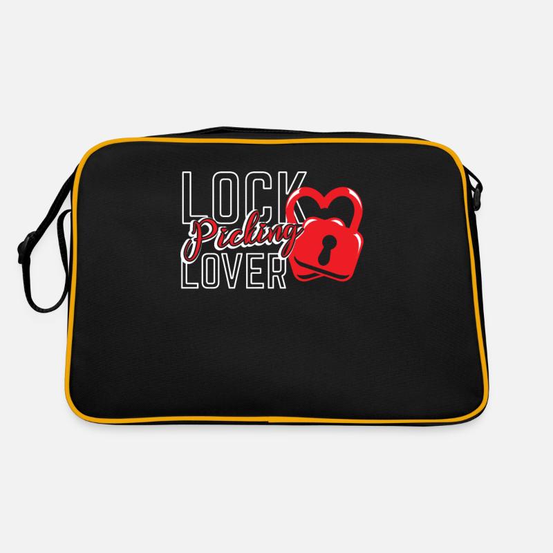 Lock Picking Lover Cracking Cracker Lock Sac Retro
