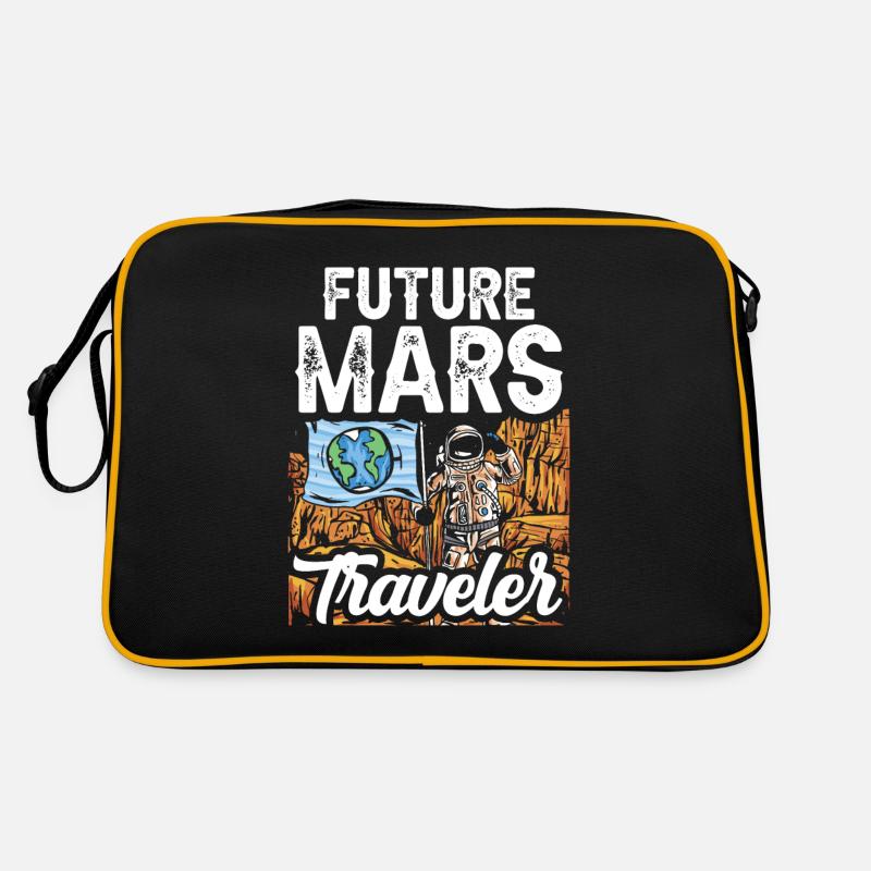 Futur astronaute de Mars Traveler Planet Sac Retro