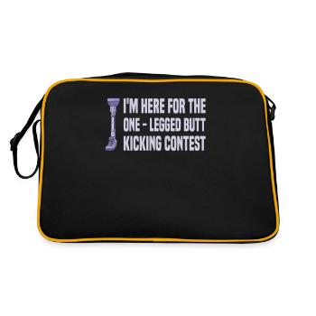 Leg amputation - Retro Bag - black/gold - Back