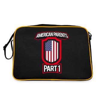 Best Parenting American Parents Part 1 - Retro Bag - black/gold - Back