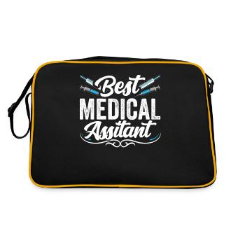 Best Medical Assistant Assistant Profession - Retro Bag - black/gold - Back