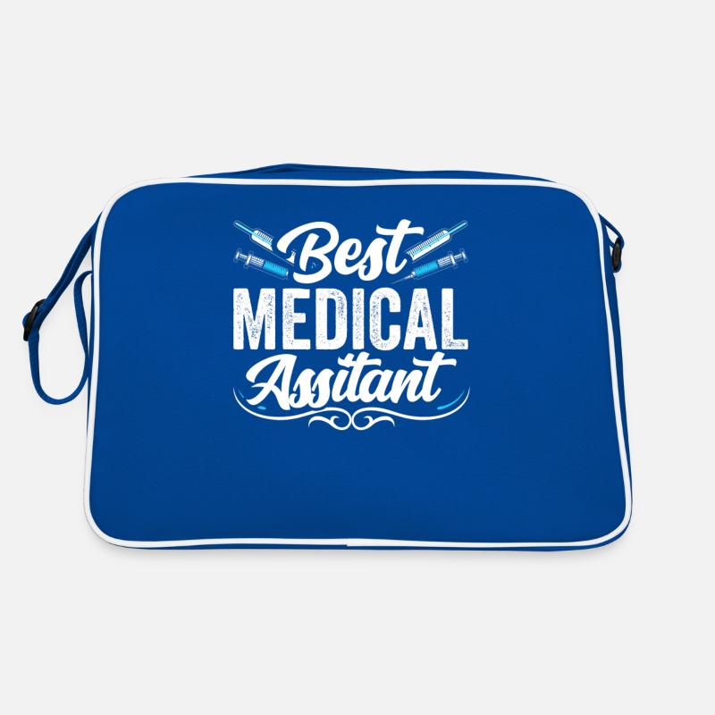 Bester Medizinischer Assistent Assistenz Beruf Retro Tasche
