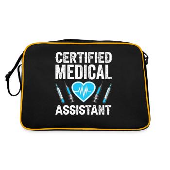 Assistant médical Profession Médicale - Sac Retro - noir/or - Dos