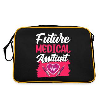 Future Medical Assistant Medical Assistant - Retro Bag - black/gold - Back