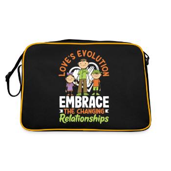Love's Evolution Embrace the Changing - Retro Bag - black/gold - Back
