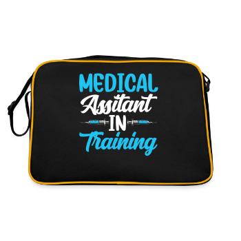 Medical Assistant In Training Assistance - Retro Bag - black/gold - Back