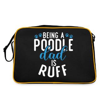 Cadeaux Caniche - Sac Retro - noir/or - Dos
