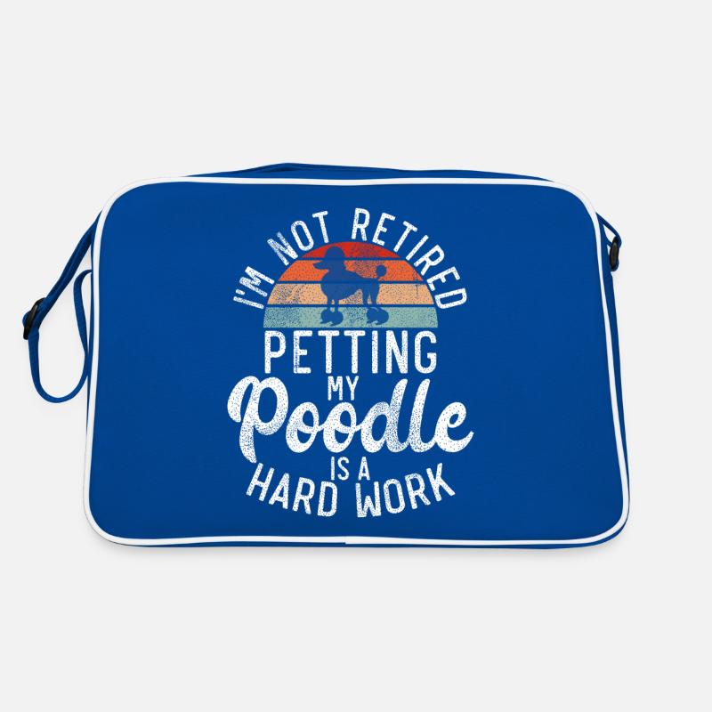 Poodle Gifts Retro Tasche