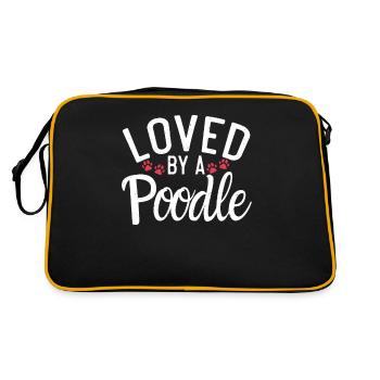 Cadeaux Caniche - Sac Retro - noir/or - Dos