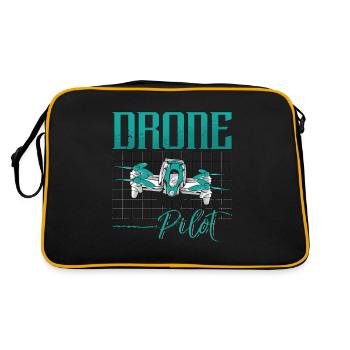 Drone Racing Drone Pilot Fpv Race Remote Control - Retro Bag - black/gold - Back