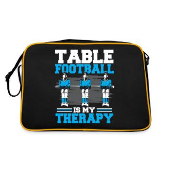 Table Football Is My Therapy Table Soccer - Retro Bag - black/gold - Back