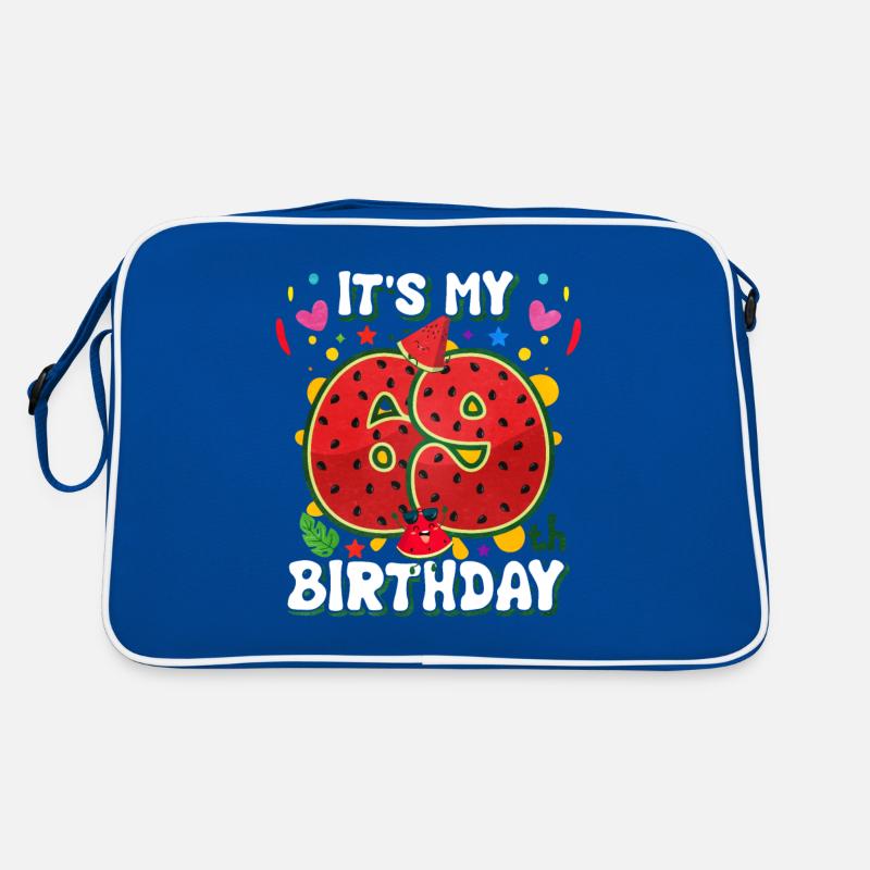 69e anniversaire de la pastèque Sac Retro