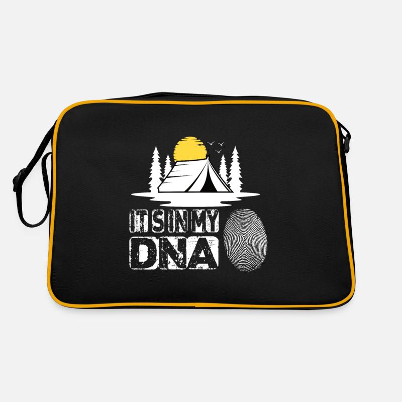 Camping Its In My Dna Retro Bag