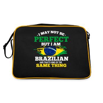 Brésil - Sac Retro - noir/or - Dos
