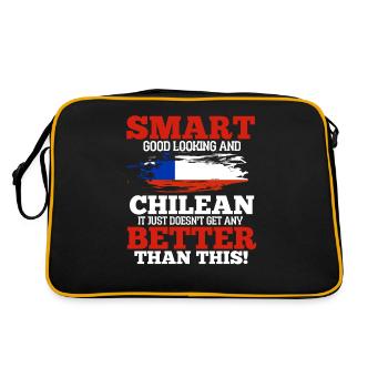 Chile - Retro Bag - black/gold - Back