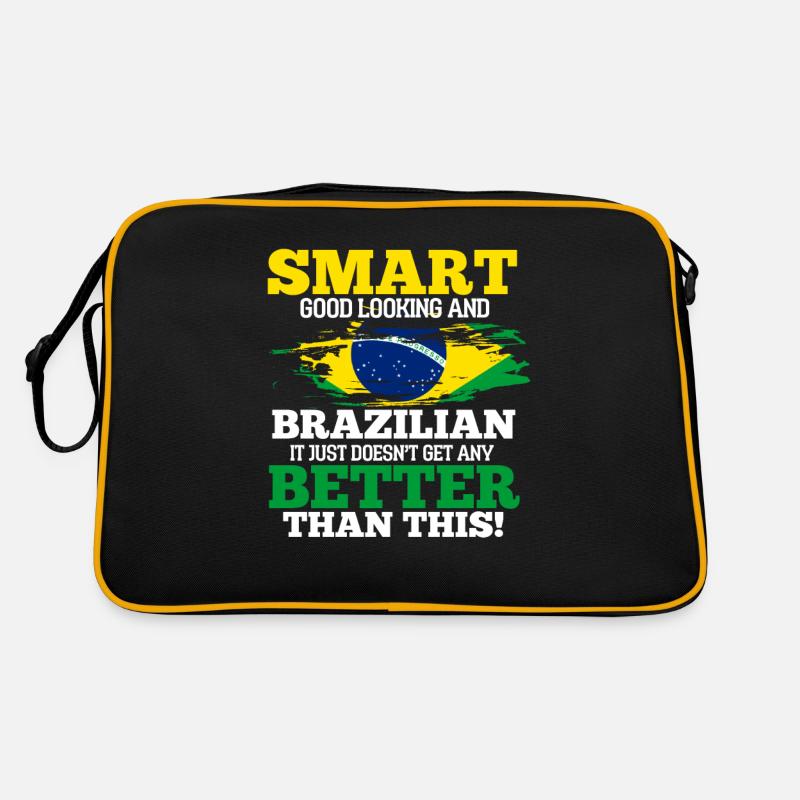Brésil - Sac Retro - noir/or