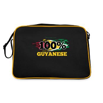 Guyana - Sac Retro - noir/or - Dos