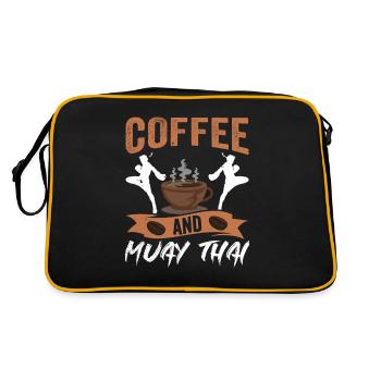 Combat de combat de café et d’arts martiaux de Muay Thai - Sac Retro - noir/or - Dos