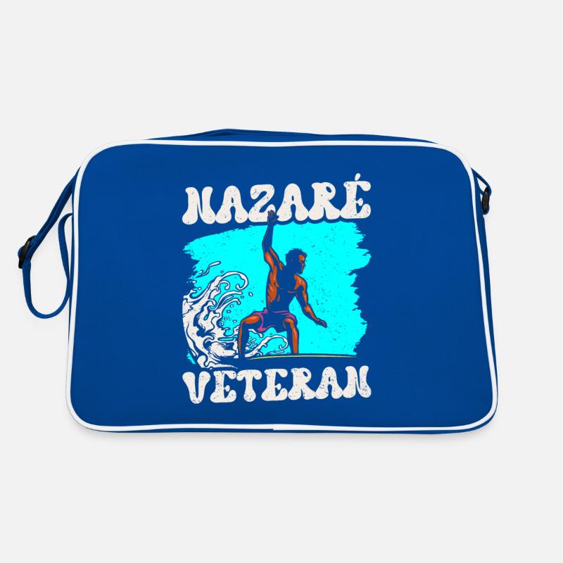 Nazaré Vétéran Surfeur Vagues Surf Surf Sac Retro