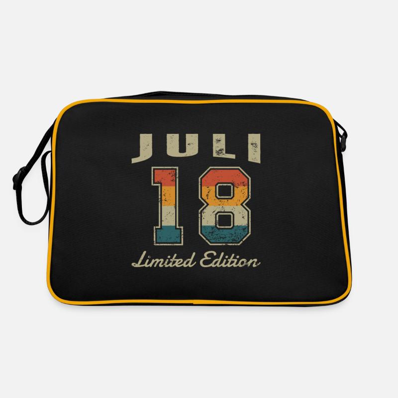 Geburtstag: Juli 2018 - Limited Edition Retro Retro Tasche