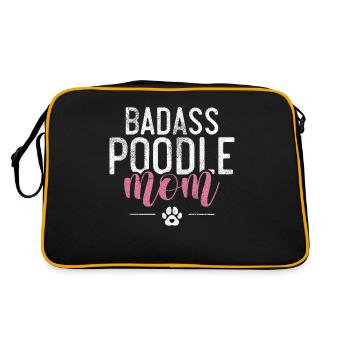 Cadeaux Caniche - Sac Retro - noir/or - Dos