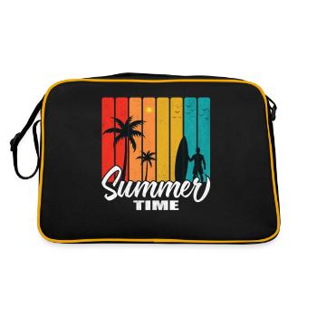 Heure d'été - Sac Retro - noir/or - Dos