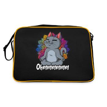 Yoga Ohmmm Namaste - Sac Retro - noir/or - Dos