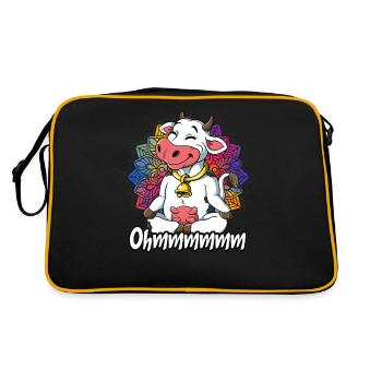 Yoga Ohmmm Namaste - Sac Retro - noir/or - Dos