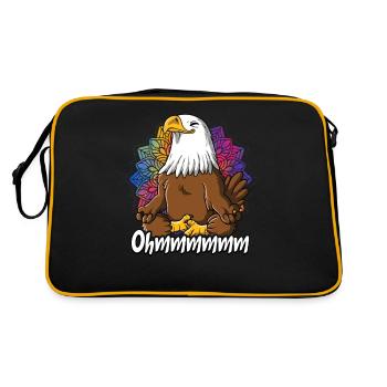 Yoga Ohmmm Namaste - Sac Retro - noir/or - Dos