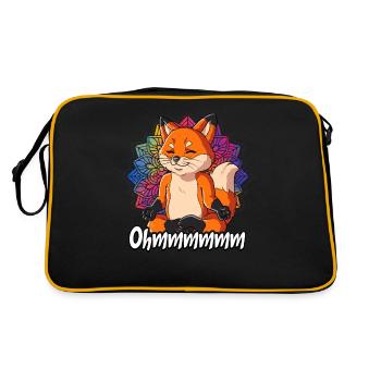 Yoga Ohmmm Namaste - Sac Retro - noir/or - Dos
