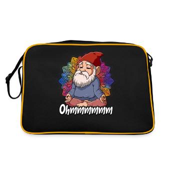 Yoga Ohmmm Namaste - Sac Retro - noir/or - Dos