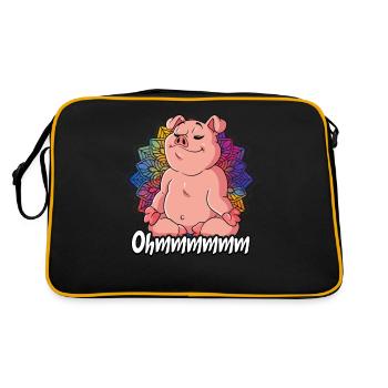 Yoga Ohmmm Namaste - Sac Retro - noir/or - Dos