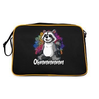 Yoga Ohmmm Namaste - Sac Retro - noir/or - Dos