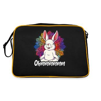 Yoga Ohmmm Namaste - Sac Retro - noir/or - Dos