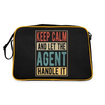 Agent Retro Gift - Retro Bag - black/gold - Back