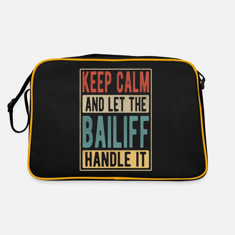Gerichtsvollzieher Retro Geschenk Retro Tasche