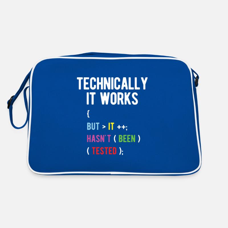 Software Ingenieur Informatiker Programmierer Retro Tasche