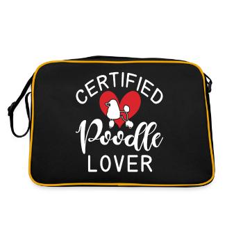 Cadeaux Caniche - Sac Retro - noir/or - Dos