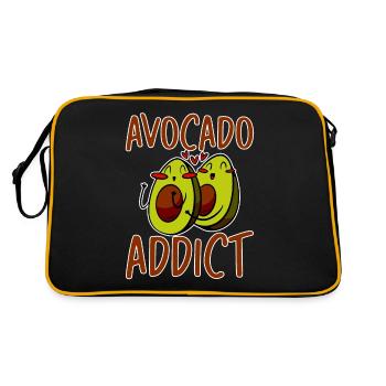 Accro à l’avocat 4 - Sac Retro - noir/or - Dos