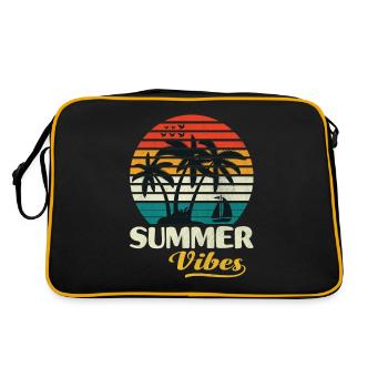 Sailing Sailors Summer Vibes Sailor Gifts - Sac Retro - noir/or - Dos