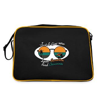 Chocolate - Retro Bag - black/gold - Back