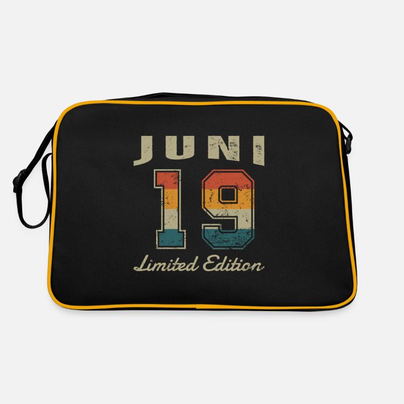 Geburtstag: Juni 2019 - Limited Edition Retro Retro Tasche