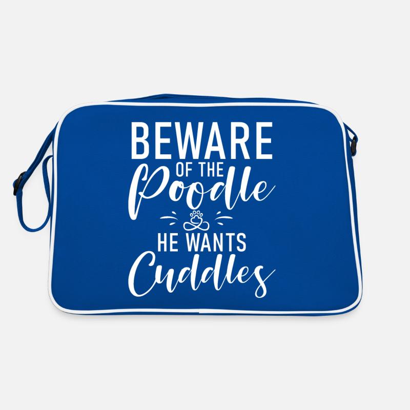 Poodle Gifts Retro Tasche