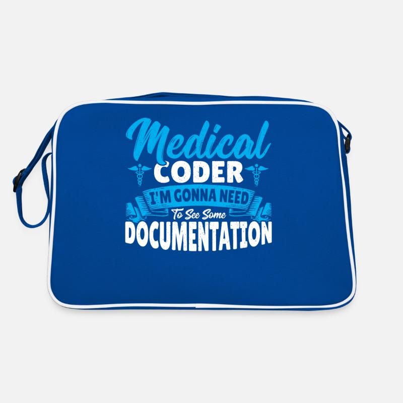 Medizinischer Kodierer Ich sehe eine Retro Tasche